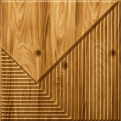 3D Wall Panels for Home Decor PVC Plaina Design 50X50 cm