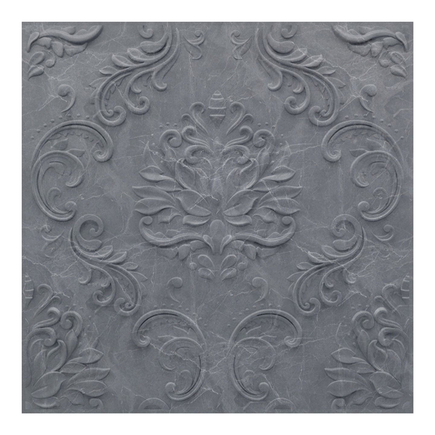 3D Self Adhesive Wall Panel -Damask Design -50x50 cm