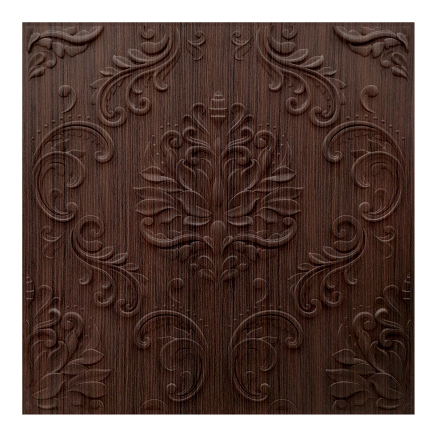 3D Self Adhesive Wall Panel -Damask Design -50x50 cm
