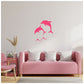 Dolphin Fish Wall Design Stencil (KHSNT140)-40X60 cm