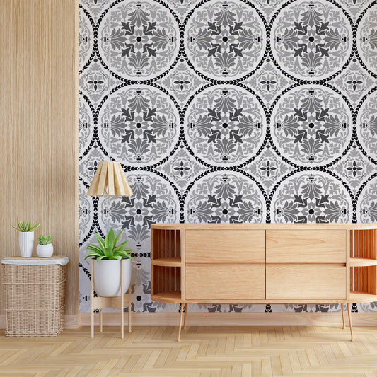 Aurora Design Stencil for Wall Painting (KDMD1450)
