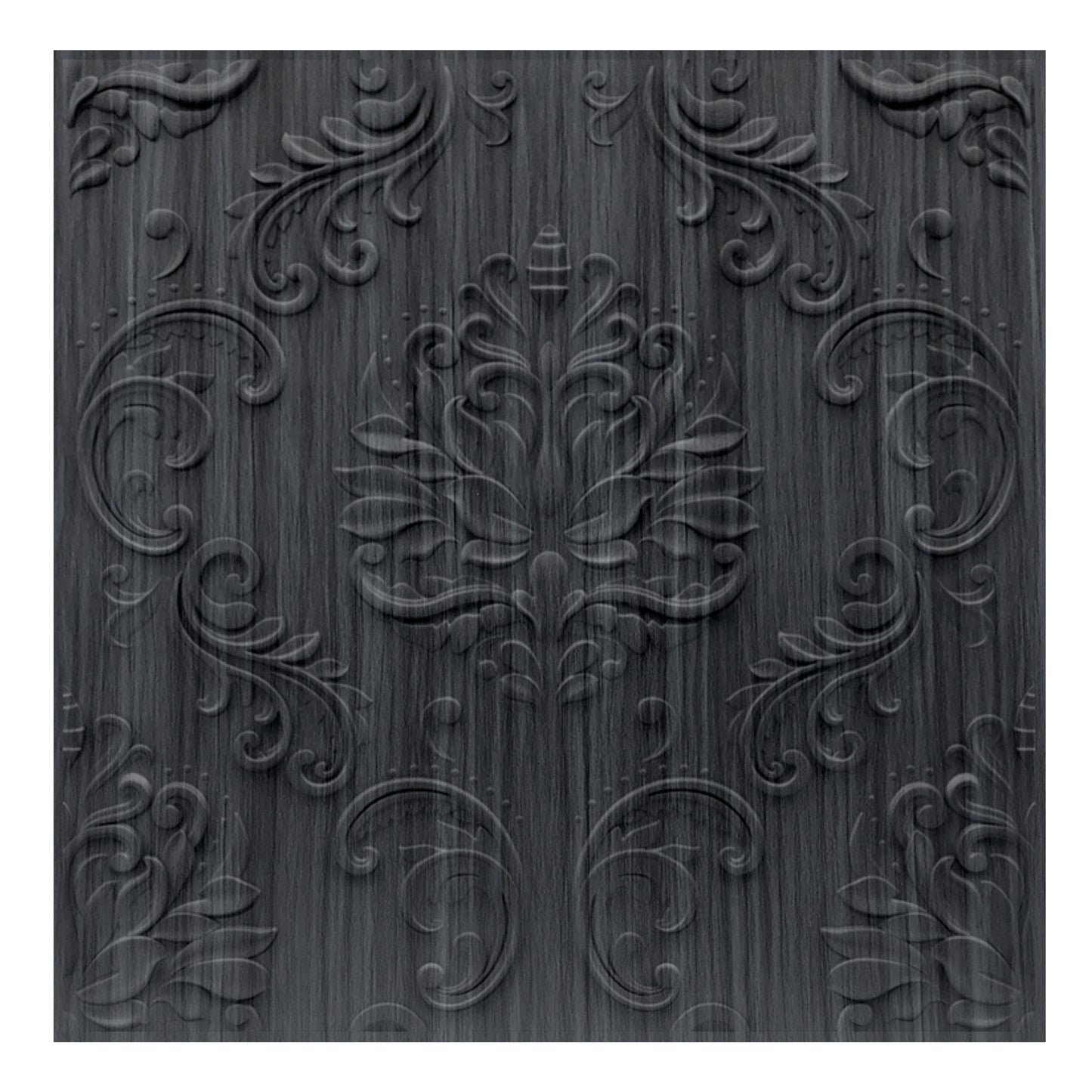 3D Self Adhesive Wall Panel -Damask Design -50x50 cm