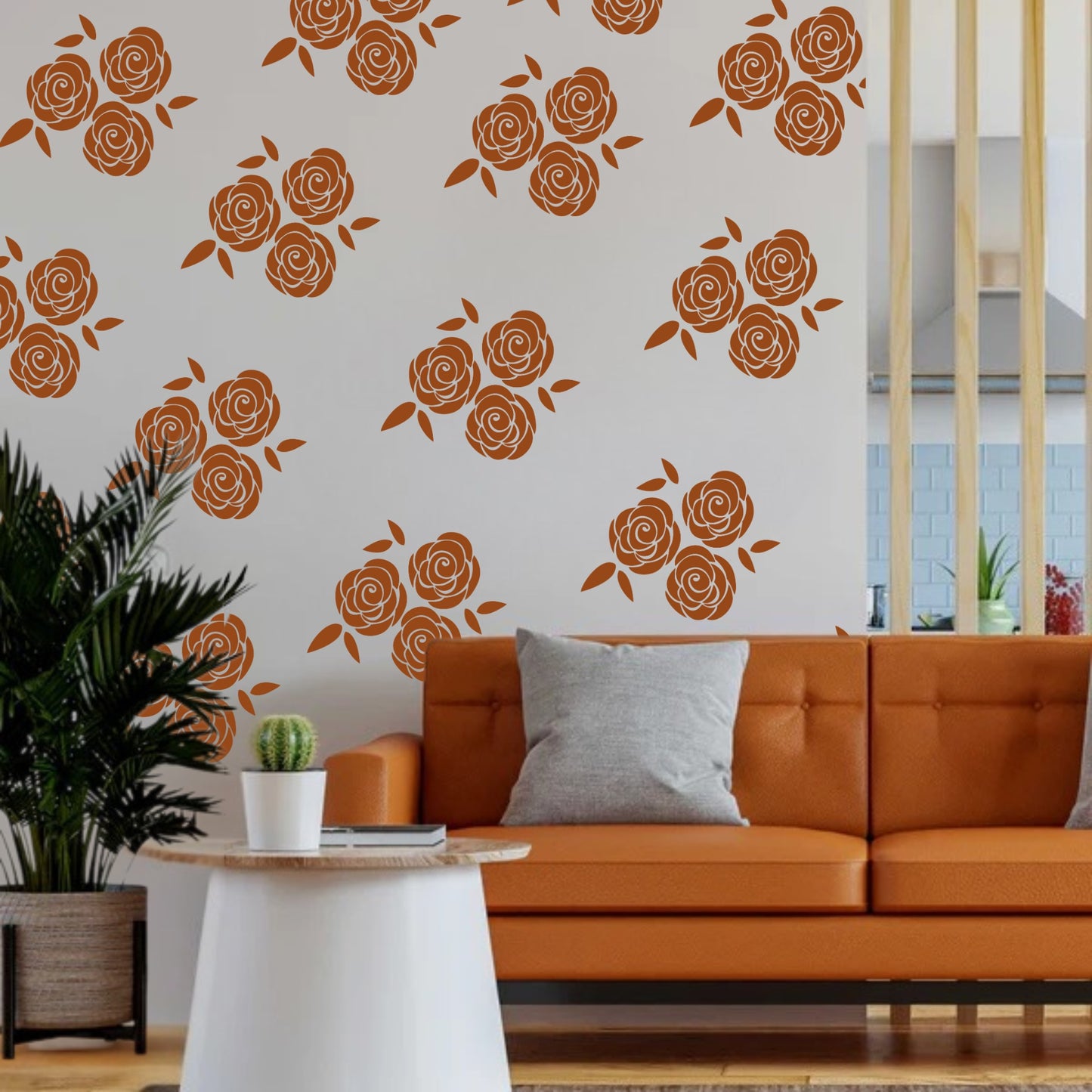 Roses Wall Stencil (KHS433)