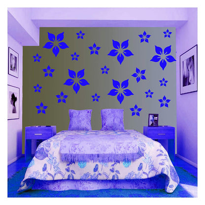 peacock stencils for wall painting