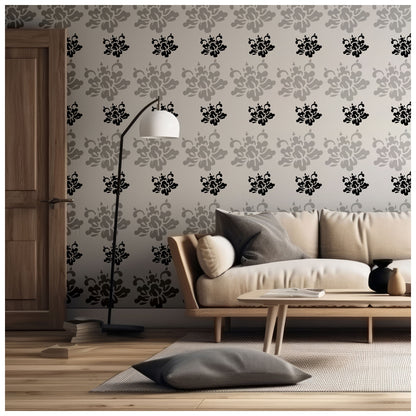 7ft x 8ft stencil paint design