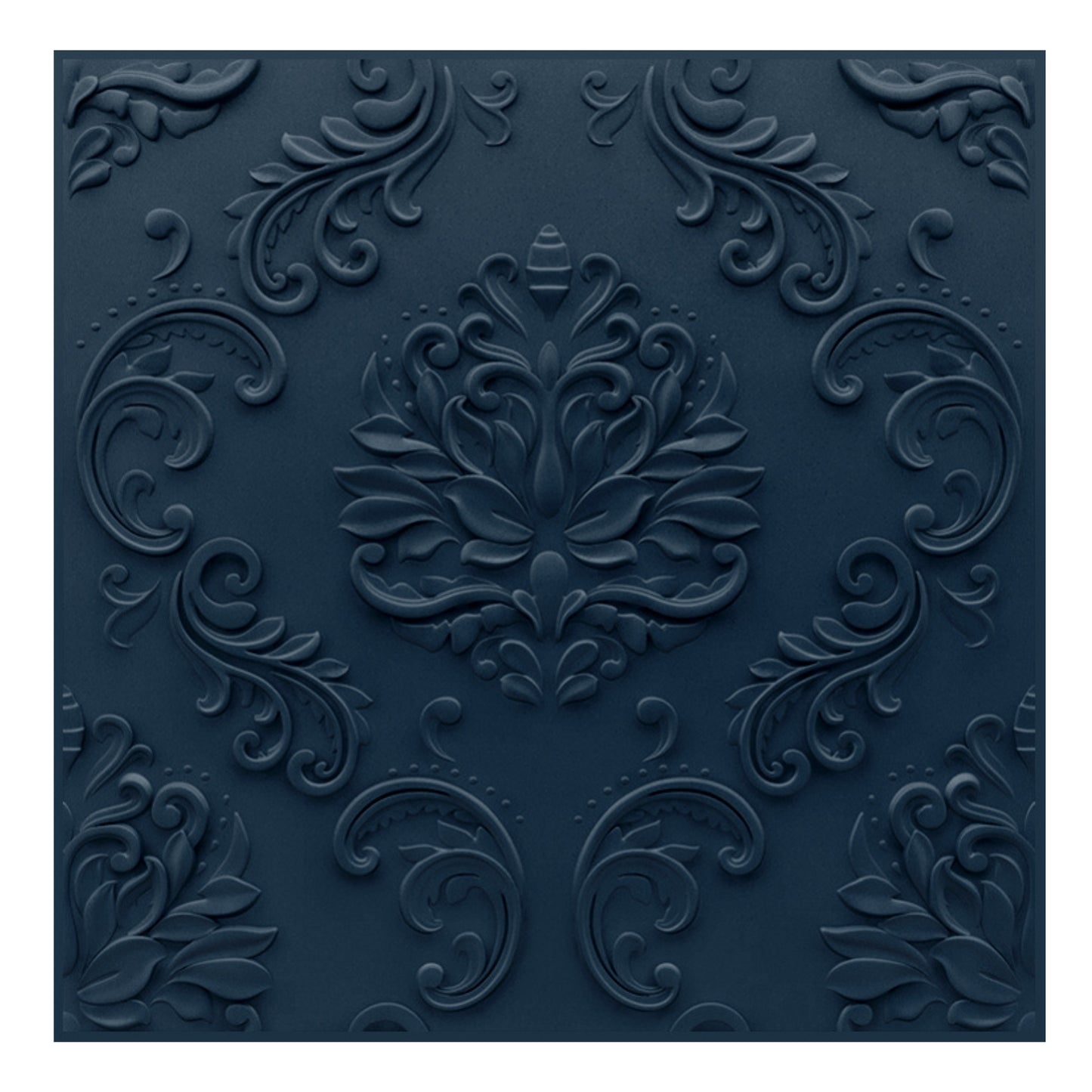3D Self Adhesive Wall Panel -Damask Design -50x50 cm