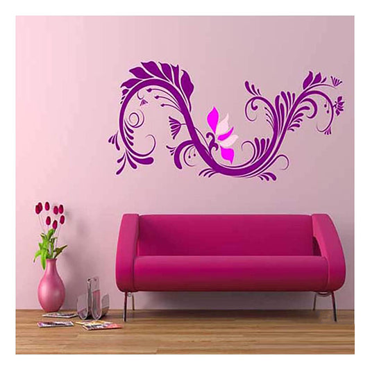 Large Size Swirl Wall Design Stencil (KHSNT391)