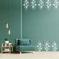 Swirl Floral Wall Design Stencil (KHS384) Size-40X60