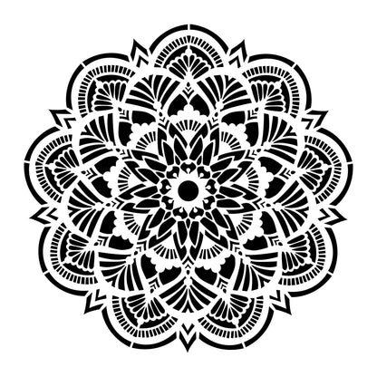 stencil flower design