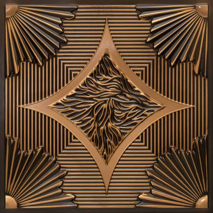 Antique Gold Victorian Design 3D Ceiling Panel