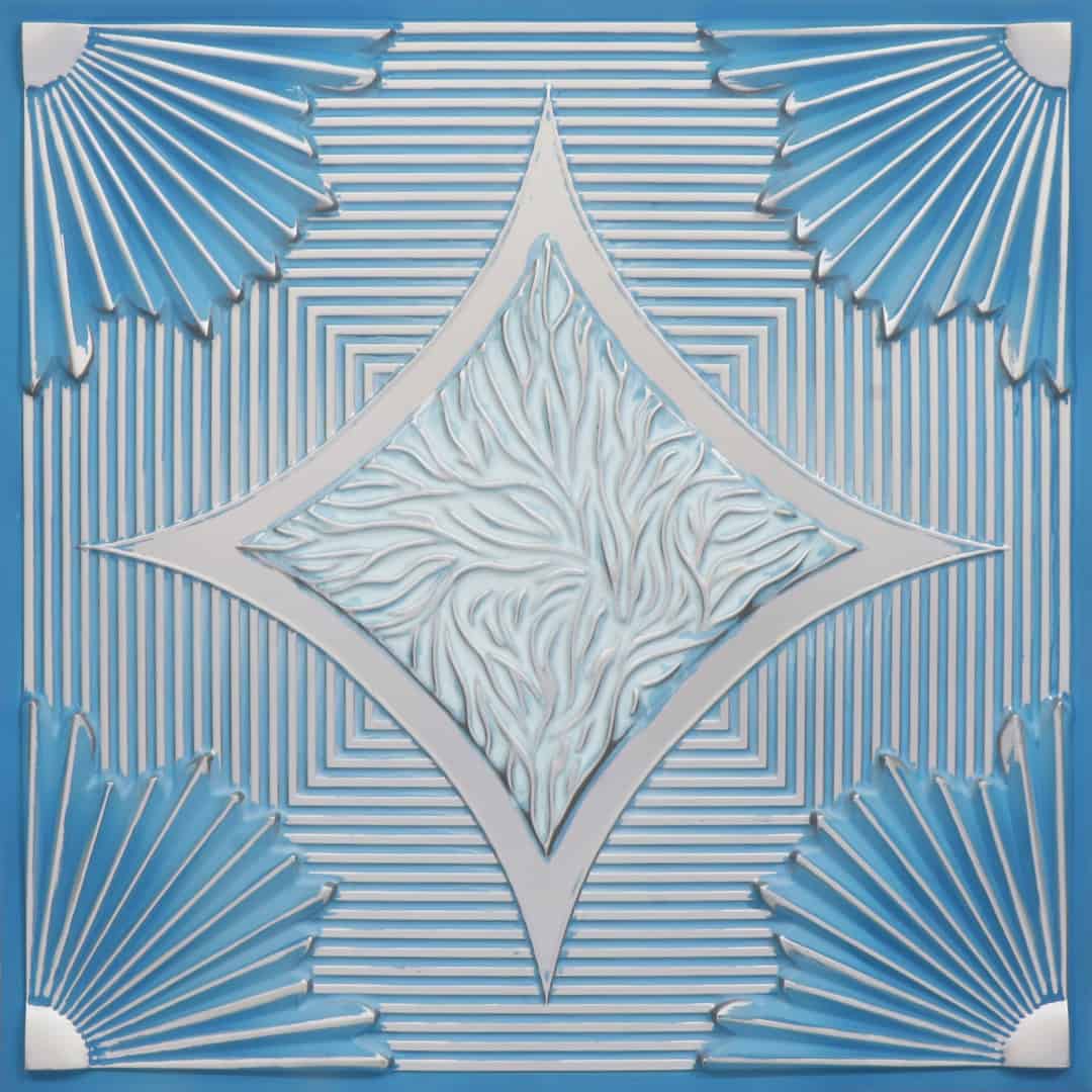 Blue Dove Victorian Design 3D Ceiling Panel
