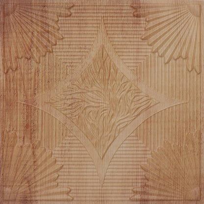Danish Teak Victorian Design 3D Ceiling Panel