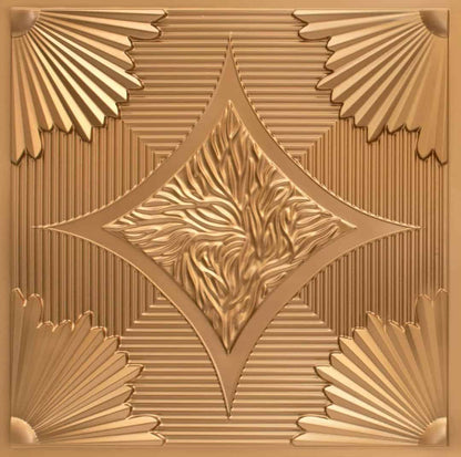 Gold Victorian Design 3D Ceiling Panel