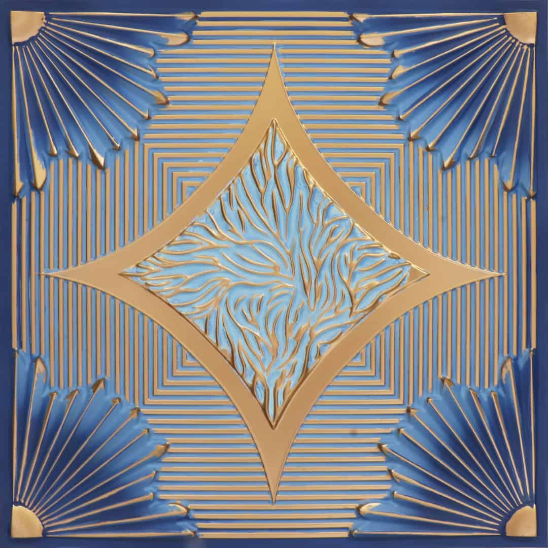 Golden Swan Victorian Design 3D Ceiling Panel