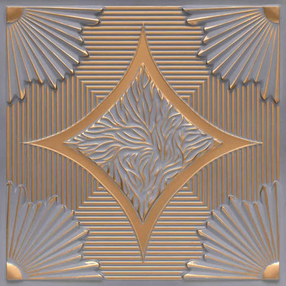 Royal Grey Victorian Design 3D Ceiling Panel