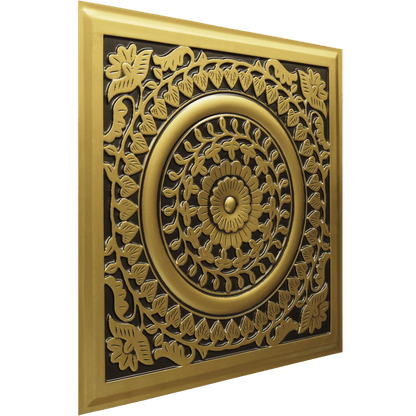 Modern PVC False Ceiling - 60x60 cm Mandala Design