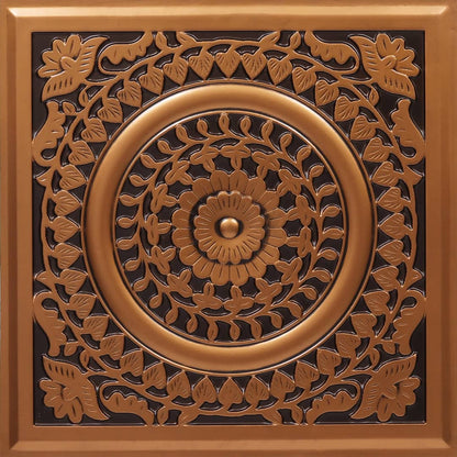 Modern PVC False Ceiling - 60x60 cm Mandala Design