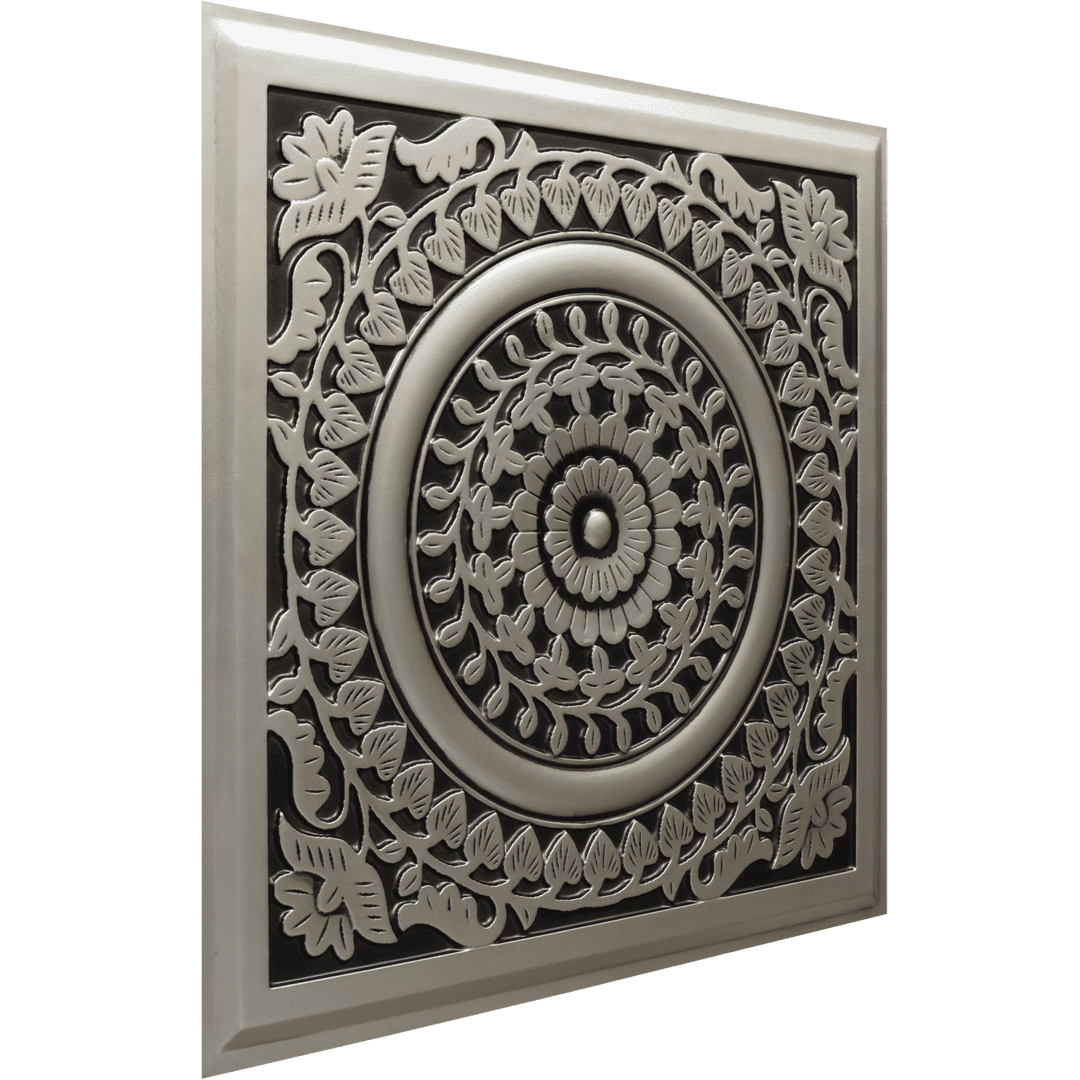 Modern PVC False Ceiling - 60x60 cm Mandala Design