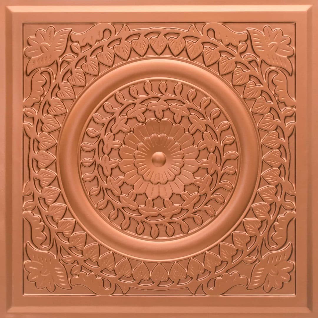Modern PVC False Ceiling - 60x60 cm Mandala Design