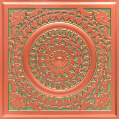 Modern PVC False Ceiling - 60x60 cm Mandala Design