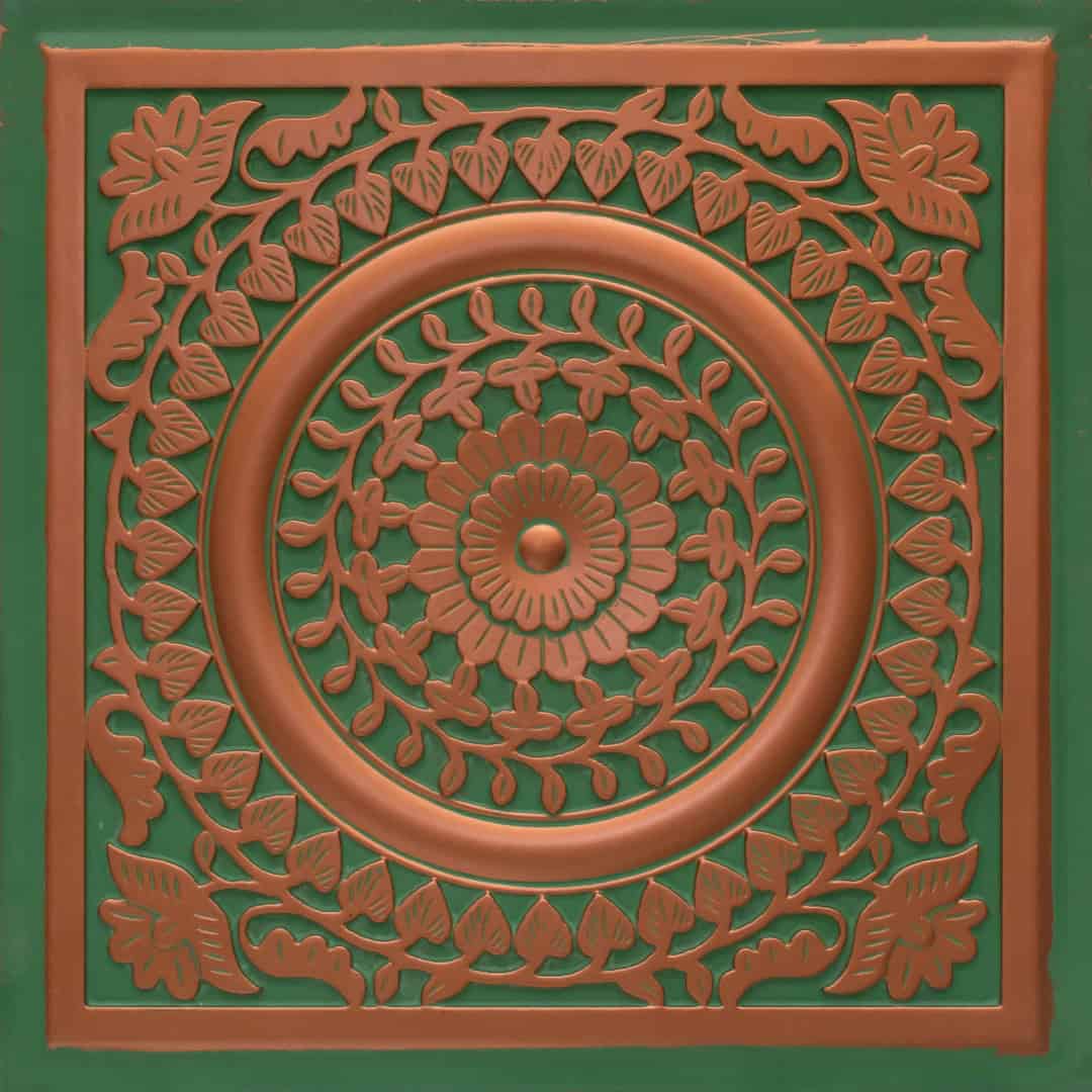 Modern PVC False Ceiling - 60x60 cm Mandala Design