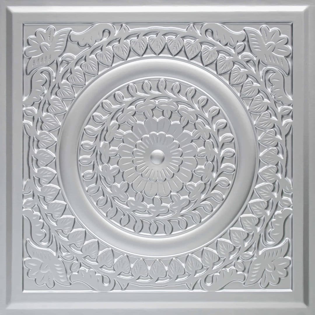 Modern PVC False Ceiling - 60x60 cm Mandala Design