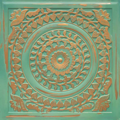 Modern PVC False Ceiling - 60x60 cm Mandala Design