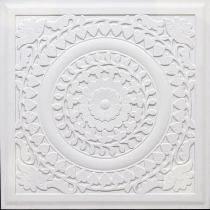 Modern PVC False Ceiling - 60x60 cm Mandala Design
