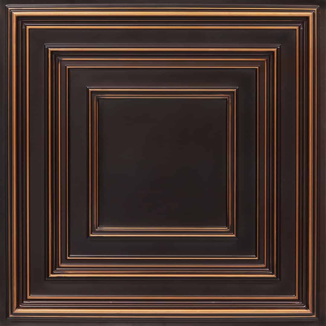 Antique Copper Color Accent Design PVC Ceiling Panel