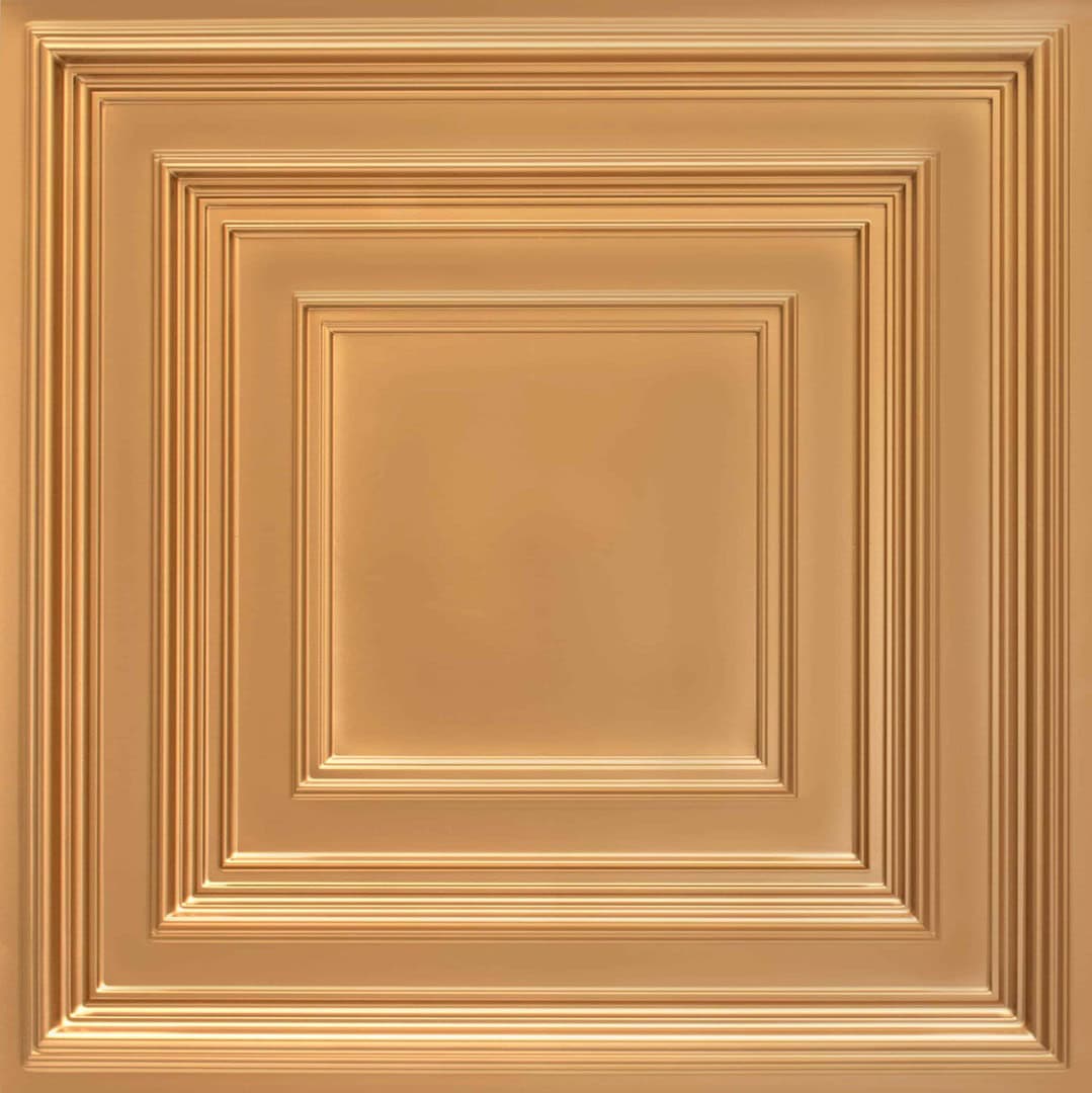 Gold Color Accent Design PVC Ceiling Panel