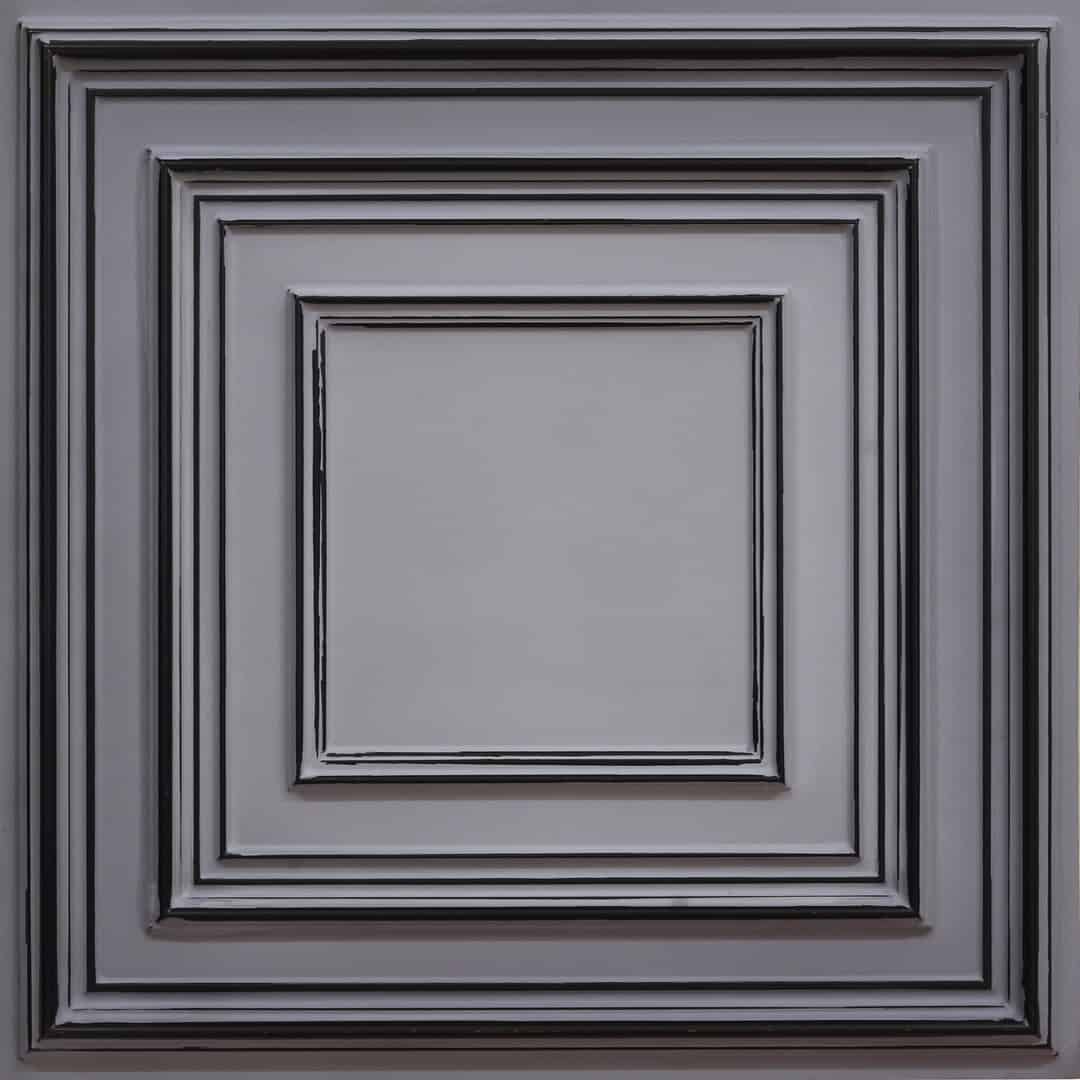 Royal Black Color Accent Design PVC Ceiling Panel