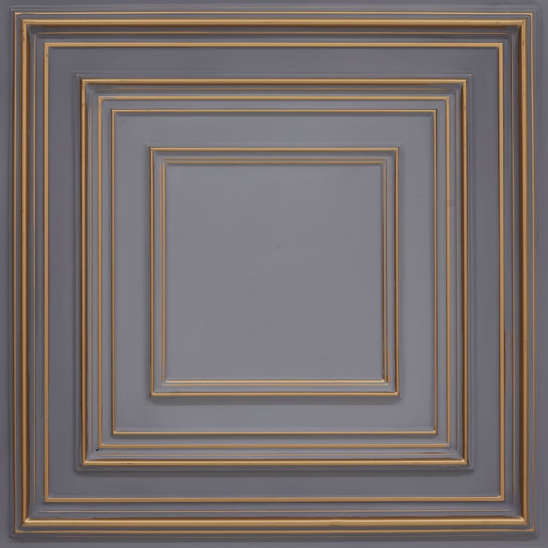 Royal Gray Color Accent Design PVC Ceiling Panel