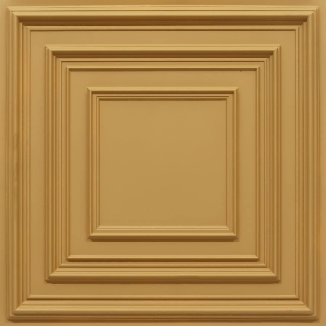 Saffron Mango Color Accent Design PVC Ceiling Panel
