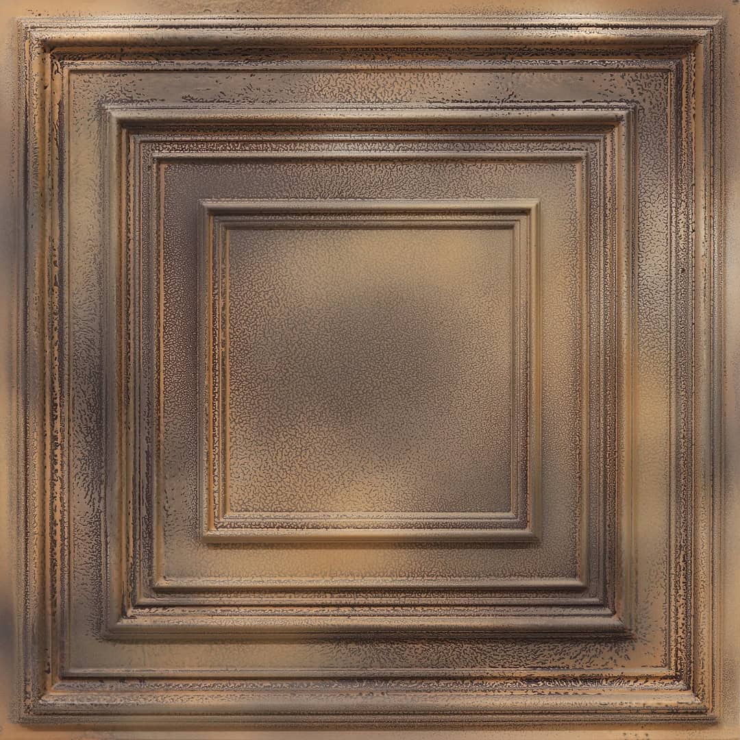 Stained Metal Color Accent Design PVC Ceiling Panel