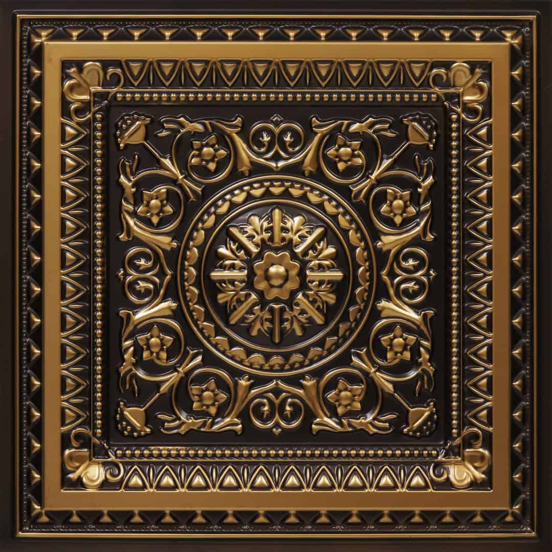 Rajwada Design Antique Gold Color 3d Ceiling Panel