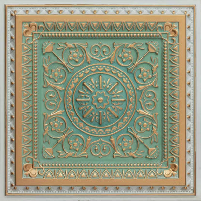 Rajwada Design Arabian Green Color 3d Ceiling Panel