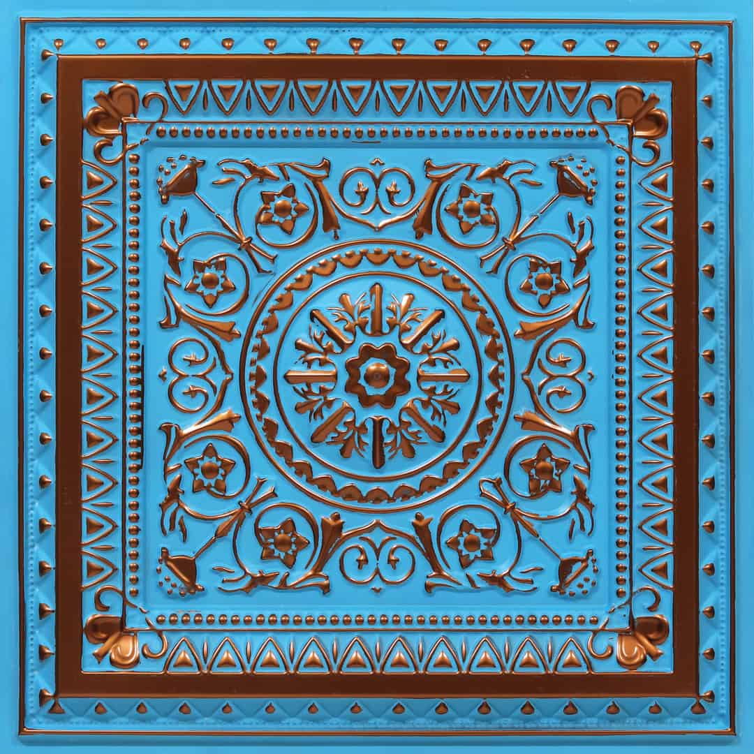 Rajwada Design Blue Curacao Color 3d Ceiling Panel