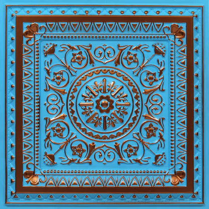 Rajwada Design Blue Curacao Color 3d Ceiling Panel