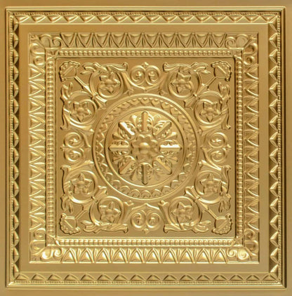 Rajwada Design Brass Color 3d Ceiling Panel