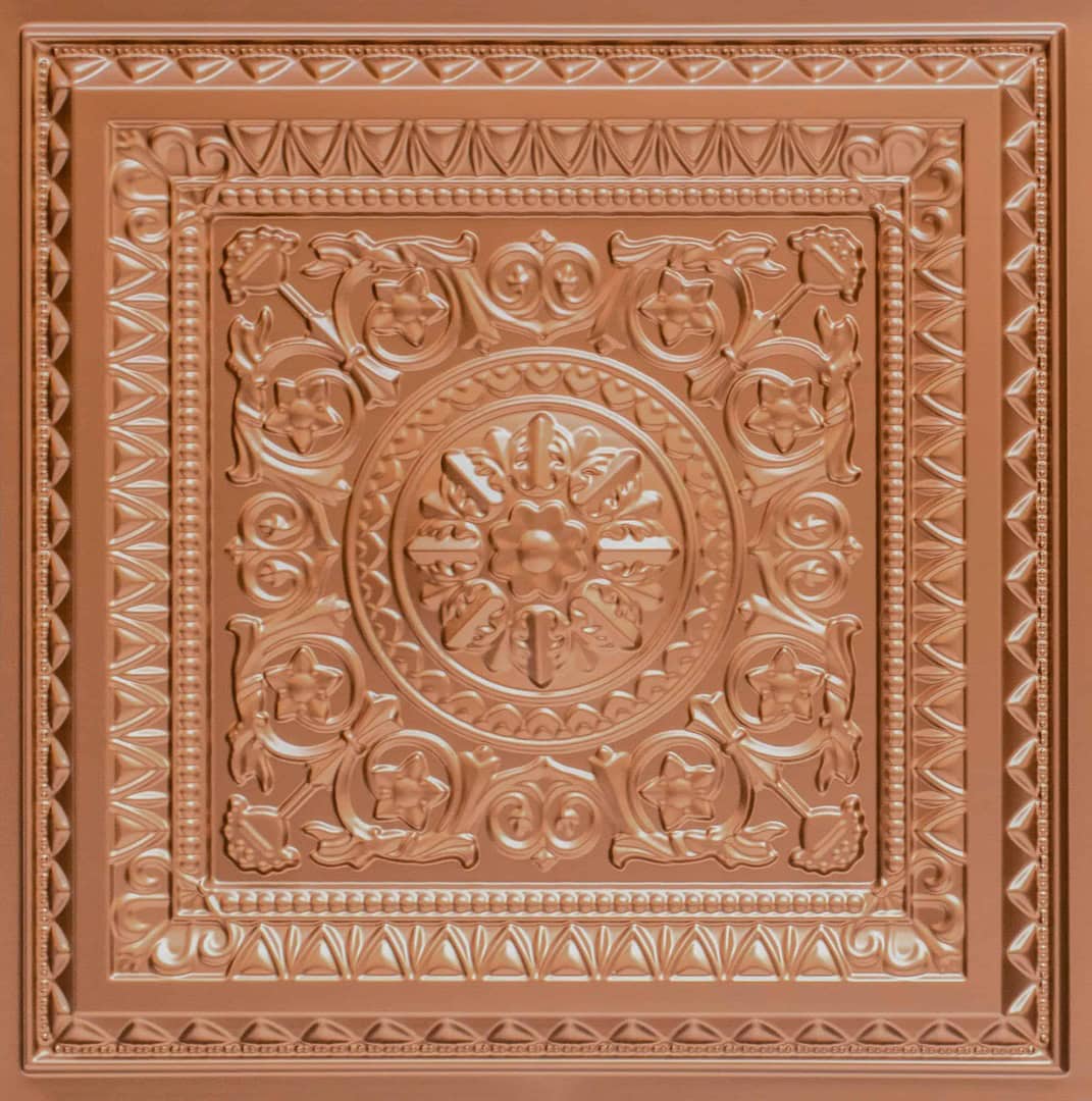 Rajwada Design Copper Color 3d Ceiling Panel