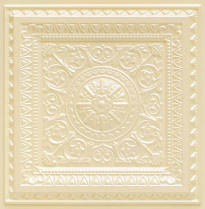 Rajwada Design Cream Pearl Color 3d Ceiling Panel