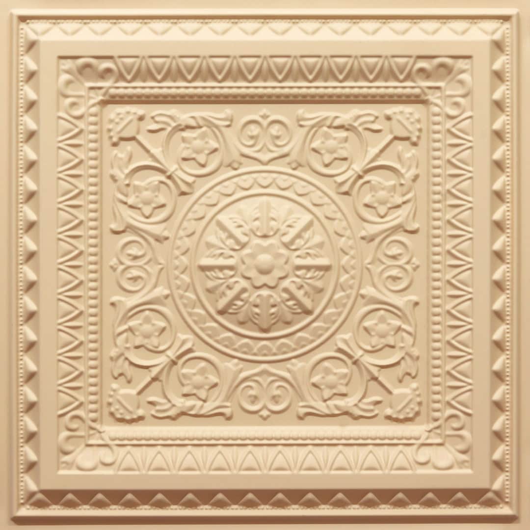 Rajwada Design Dairy Cream Color 3d Ceiling Panel