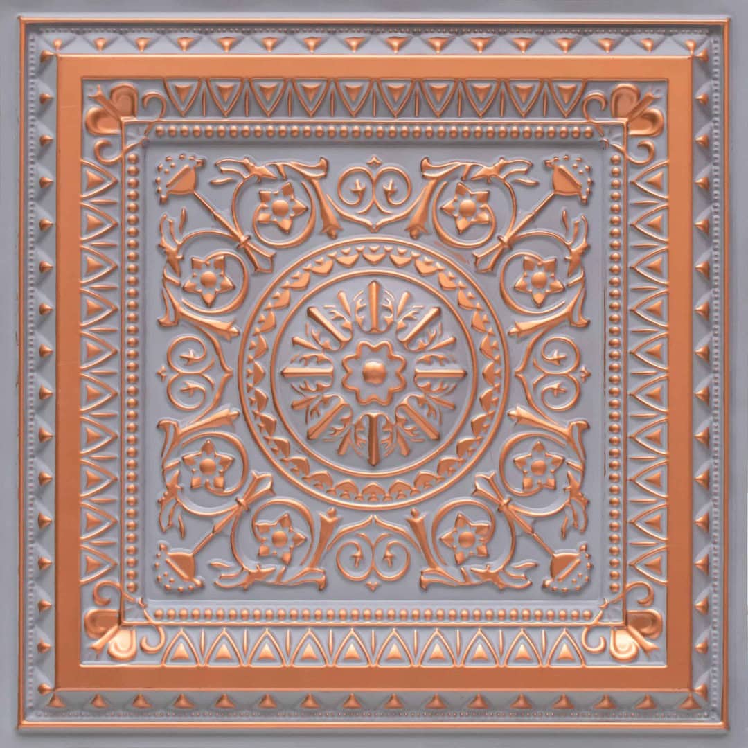 Rajwada Design Dusty Copper Color 3d Ceiling Panel