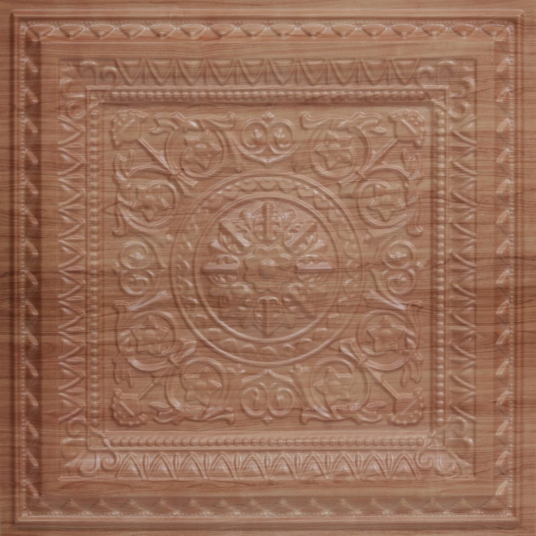 Rajwada Design Fruit Wood Color 3d Ceiling Panel