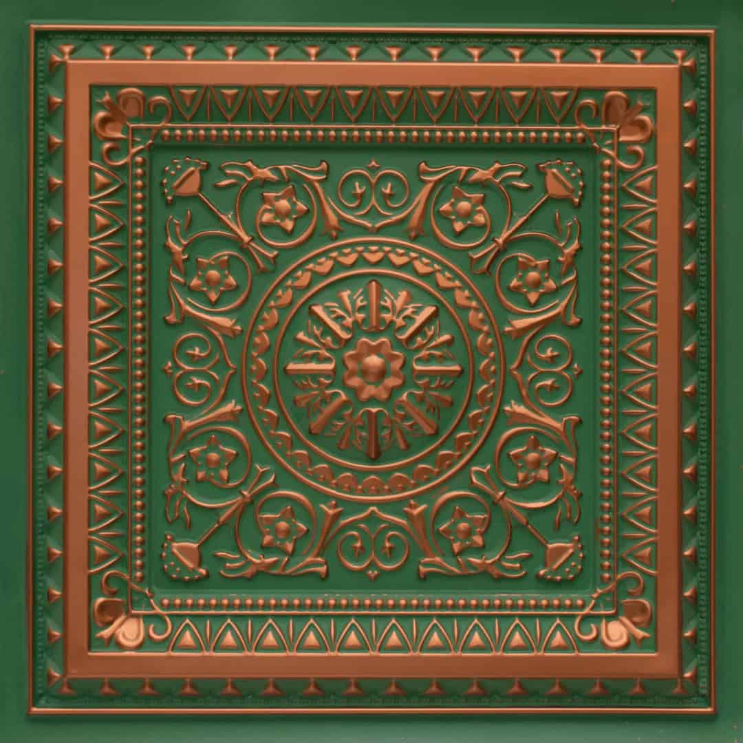 Rajwada Design Patina Deep and Dark Color 3d Ceiling Panel