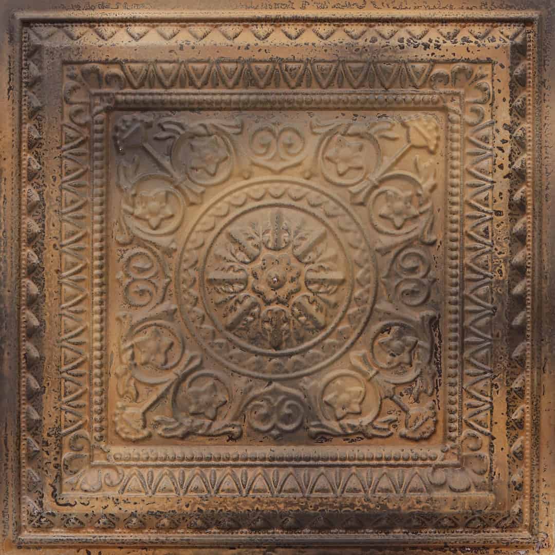 Rajwada Design Stained Metal Color 3d Ceiling Panel