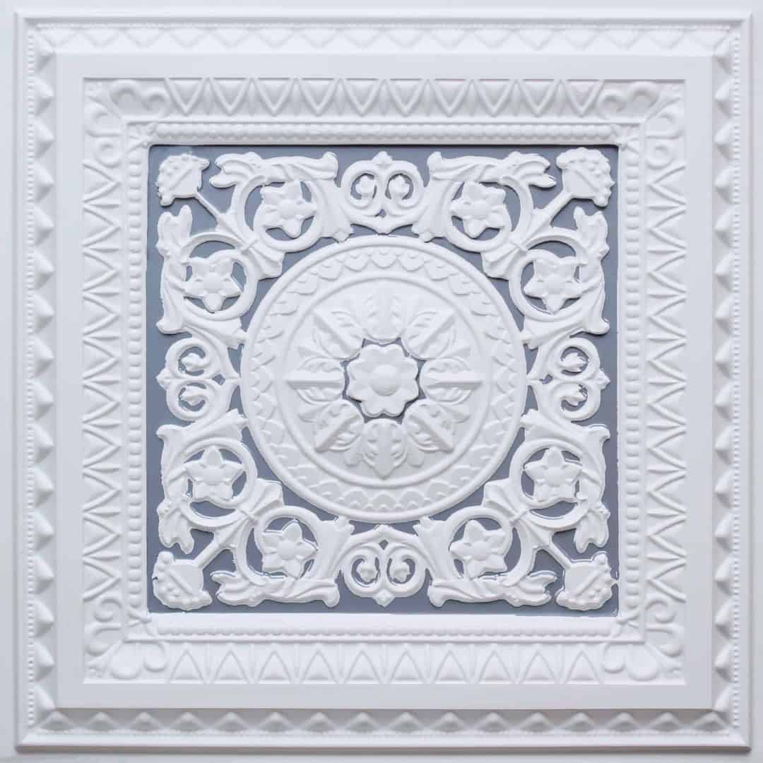 Rajwada Design White Grey Color 3d Ceiling Panel