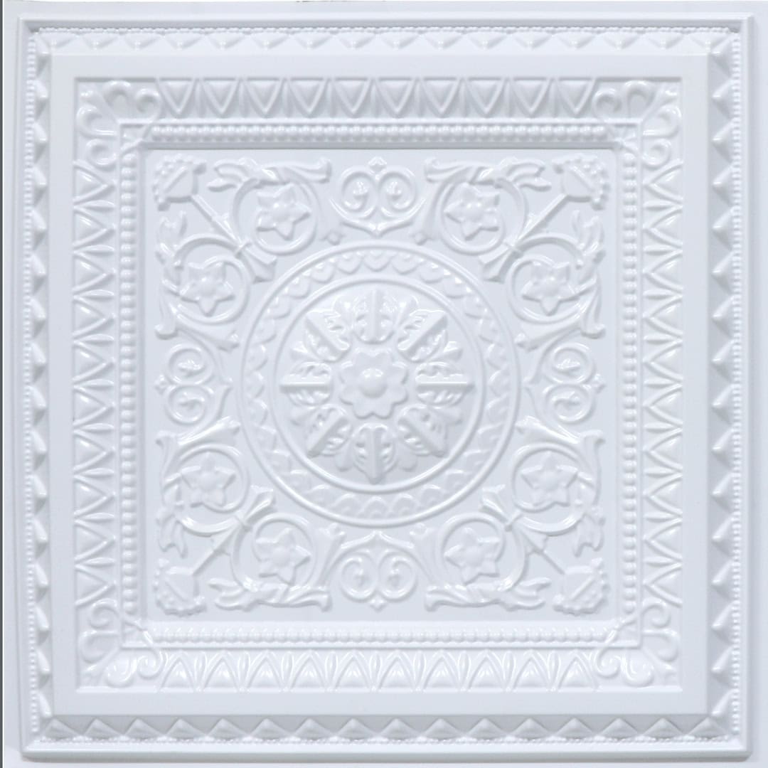 Rajwada Design White Glossy Color 3d Ceiling Panel