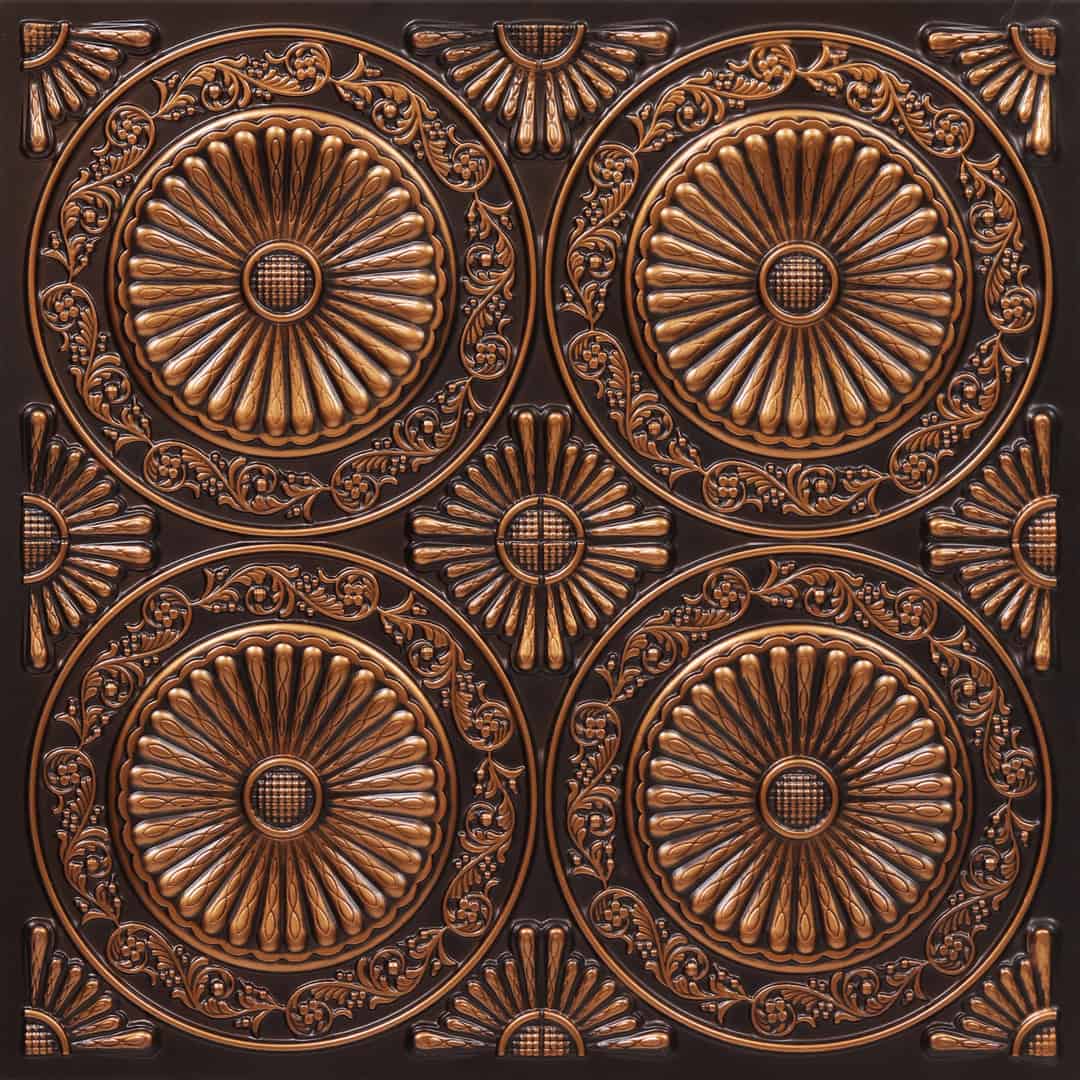 Modern PVC False Ceiling - 60x60 cm Radial Design