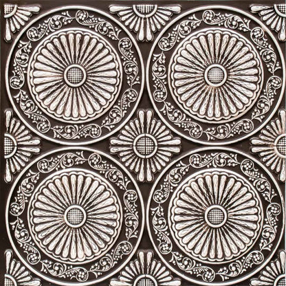 Modern PVC False Ceiling - 60x60 cm Radial Design